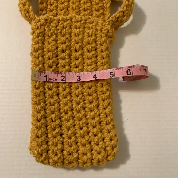 Phone Crossbody Bag Handmade Crochet - Picture 13 of 16